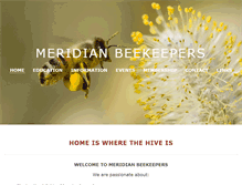 Tablet Screenshot of meridianbeekeepers.co.uk
